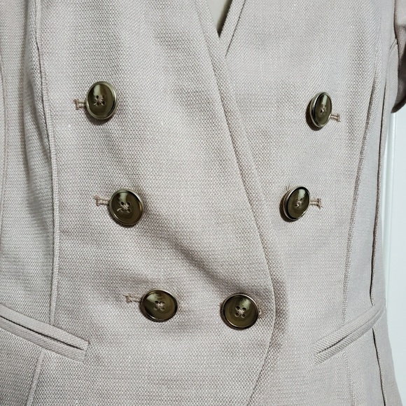 WHBM Short Sleeved Tweed Jacket Blazer Size 2 - Picture 3 of 8